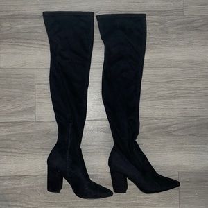 Steve Madden Suede Over The Knee Boots